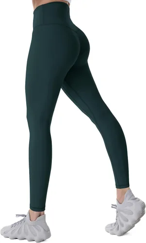 Vista 53 de Sunzel - Leggings de entrenamiento para mujer con cintura alta y control de abdomen Negro