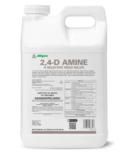 Vista 7 de ALLIGARE Concentrado de amina 2,4-D herbicida posemergente para controlar la trenza de cerdo, cardo y más, 46.8% de ingrediente activo, para césped