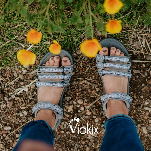 Vista 2 de V1iakix - Sandalias de senderismo para mujer, cómodas, deportivas, para caminar al aire libre, senderismo acuático