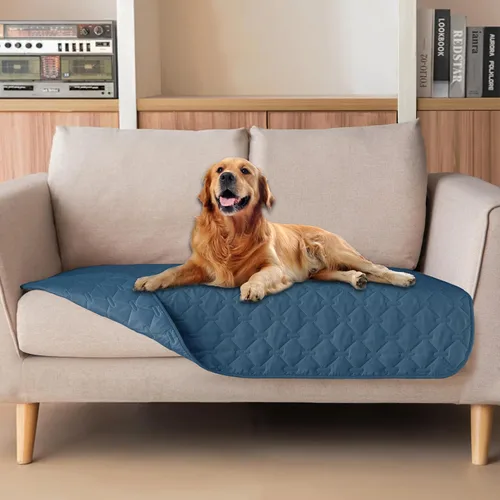 Vista 67 de gogobunny Manta para mascotas 3 veces más resistente, impermeable y a prueba de arañazos; protector de muebles reversible para perros y gatos, funda