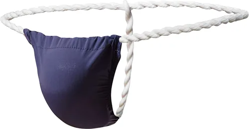 Vista 10 de Tangas de seda de hielo para hombre con espalda en T y tanga de tiro bajo Negro