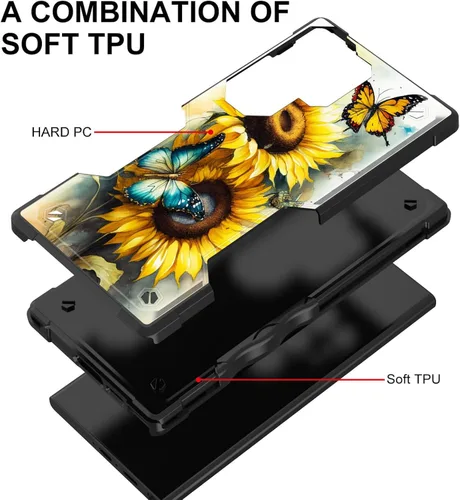 Vista 935 de Funda para Galaxy A14 5G, [Doble Capa][Protección contra Caídas de Grado Militar de 10 Pies] [Antideslizante] Funda Resistente a Prueba de Golpes
