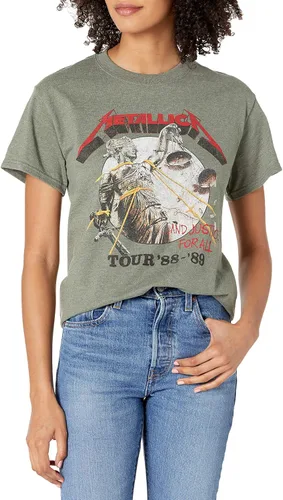 Vista 6 de Camiseta exclusiva de Metallica Justice for All, Verde