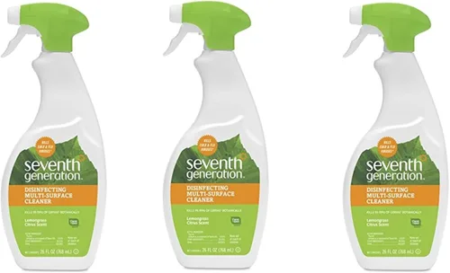Vista 9 de Seventh Generation Limpiador en aerosol desinfectante, 26 oz. Botella de spray de gatillo, 8/cartón