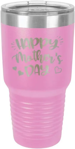Vista 12 de Taza de viaje con texto en inglés "HAPPY MOTHERS DAY 30 oz Drink Tumbler with Straw " grabado con láser con divertidas citas " Compare con Yeti