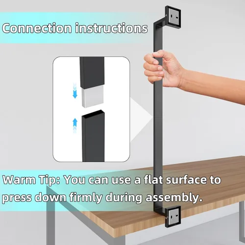 Vista 8 de Toallero de baño de 24 pulgadas, toalleros de 24 pulgadas para montaje en pared de baño, organizador de toallas de mano de acero inoxidable 304