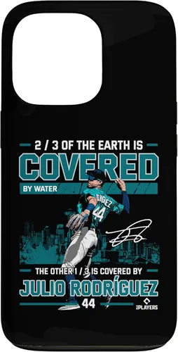 Vista 10 de Funda para iPhone 16 Julio Rodríguez Seattle MLBPA