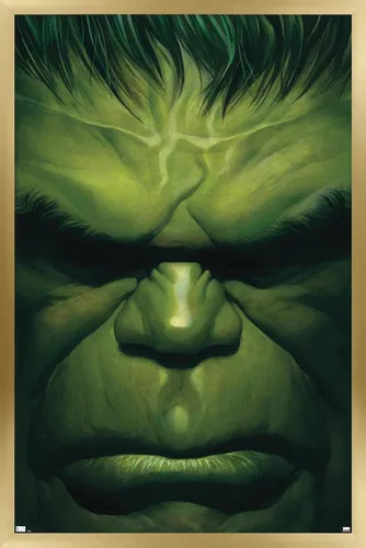 Vista 13 de Marvel Comics Hulk - Póster de pared de The Immortal Hulk #18, 22.4 pulgadas de largo x 14.7 pulgadas de ancho, versión enmarcada de madera