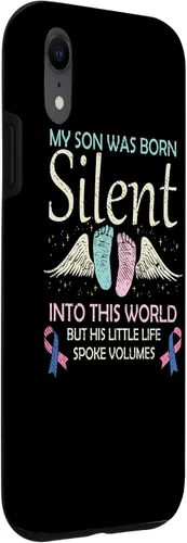 Vista 3 de Funda para iPhone XR My Son Born Silent Baby Loss Conocimiento de Pérdidas