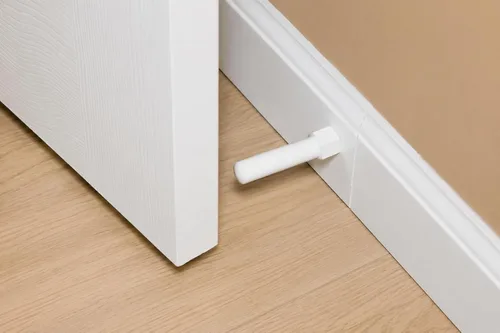 Vista 4 de Tope de puerta irrompible a prueba de bebés para niños (paquete de 3)