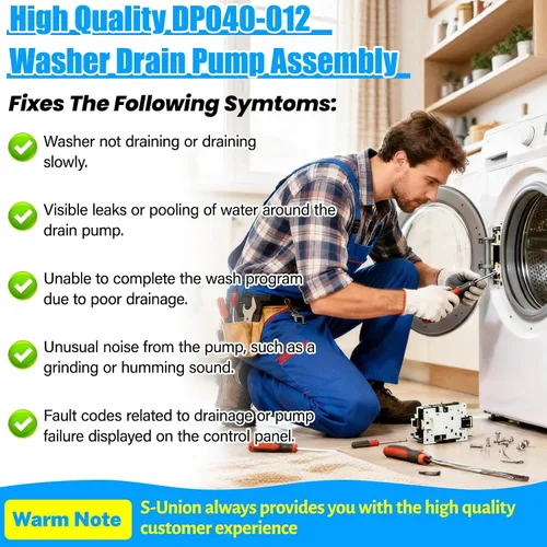 Vista 7 de UPGRADE DP040-012 5859EA1004P 5859EA1004G 4681EA1007A WH23X10020 5859EA1004E 5859EA1004F WT7200CW WT5270CW Bomba de drenaje compatible con Desagüe