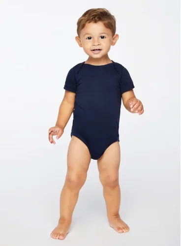Vista 2 de RABBIT SKINS, Body de manga corta de jersey fino suave para bebé