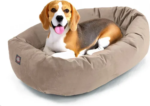 Vista 48 de Majestic Pet Villa - Cama para perros de espuma viscoelástica triturada de 32 pulgadas para perros de tamaño mediano, 32 x 23 x 7 pulgadas, cama