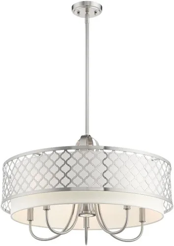 Vista 5 de Livex Lighting 41116-92 Lámpara de araña colgante, bronce inglés