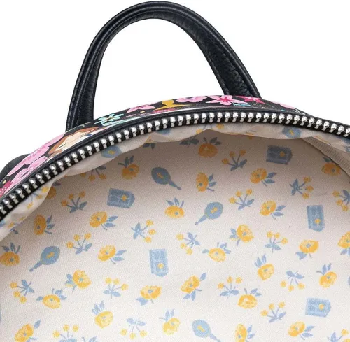Vista 7 de Loungefly Disney Beauty and the Beast Belle - Mochila floral, Varios