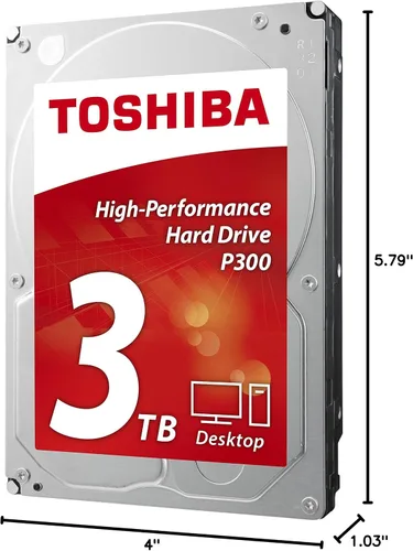 Vista 2 de Toshiba America Information Systems P300 Desktop, disco duro