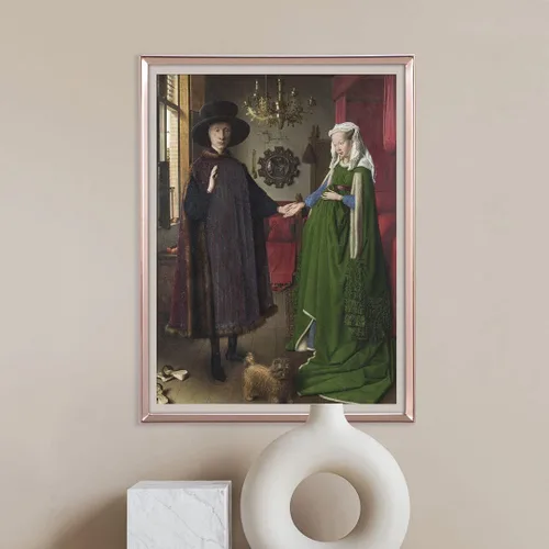 Vista 4 de Clementoni - 39663 - Rompecabezas de la colección del museo - Arnolfini y esposa - Rompecabezas de 1000 piezas, hecho en Italia, rompecabezas