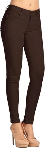 Vista 2 de 2LUV - Pantalones de uniforme elástico de 5 bolsillos para mujer
