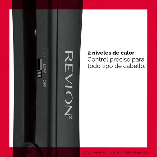 Vista 3 de Plancha para cabello de crámica de tamaño medio Revlon Rvst2043