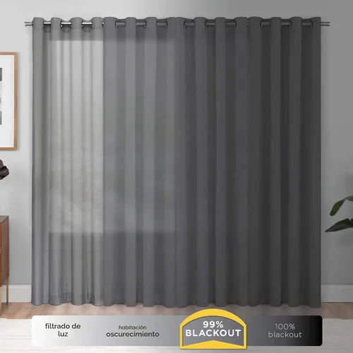 Vista 2 de ECLIPSE Kendall - Cortina térmica opaca moderna con bolsillo para cortinero, para dormitorio o sala de estar (1 panel), 42 x 54 pulgadas, alcachofa