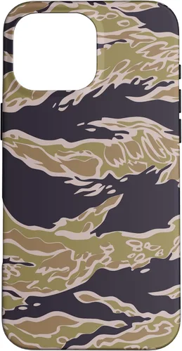 Vista 19 de US Army Tiger Stripe Camo Vietnam Special Forces Camouflage Case para iPhone 17