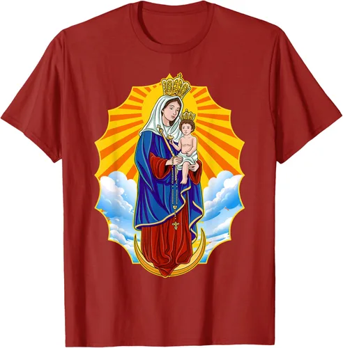 Vista 49 de Chinita Chiquinquira Venezuela Maracaibo Virgen Chiquinquira Chinita Zulia Camiseta negra