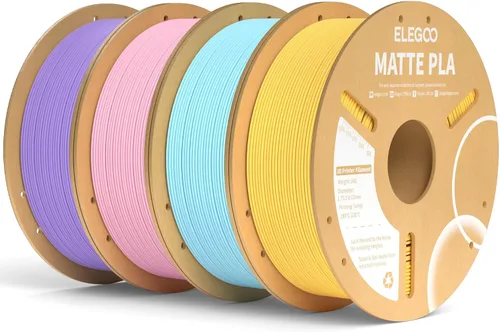 Vista 43 de ELEGOO Paquete de filamento de impresora 3D PLA mate 22 lbs 0.07 in