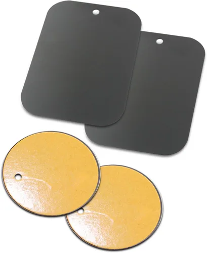 Vista 2 de TechMatte MagGrip - Kit de reemplazo de placa metálica para montaje magnético universal para coche
