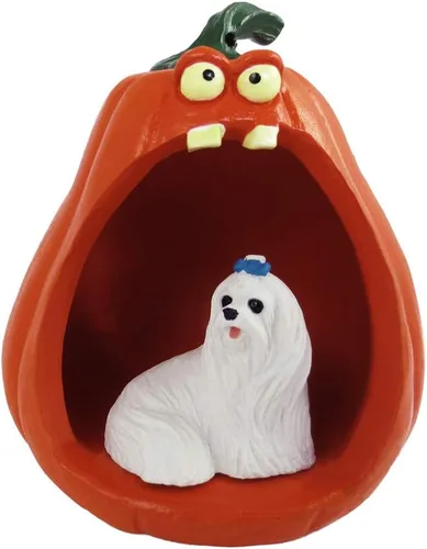 Vista 166 de Conversation Concepts Figura de Corgi galés de Halloween y calabaza Welsh Corgi Pembroke