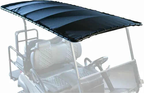 Vista 8 de RedDot Topsail de lona para carrito de golf Compatible con Club Car Precedent/Tempo/Onward Techo de estilo Bimini de 84 pulgadas Fácil