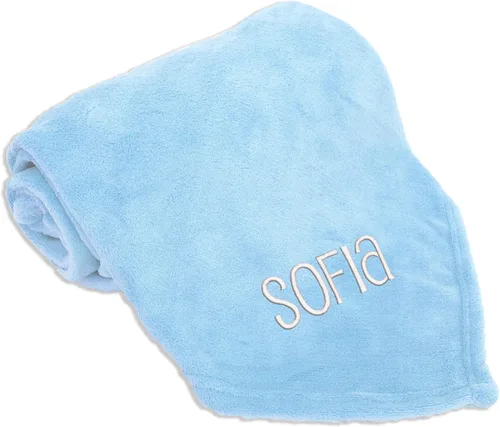 Vista 14 de Threadart Manta personalizada bordada con nombre súper suave y ultrasuave, manta de forro polar de 50 x 60 pulgadas, bordado personalizado incluido