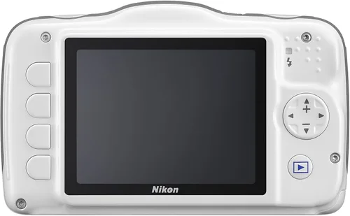 Vista 4 de Nikon COOLPIX S32 Cámara digital compacta a prueba de golpes impermeable - blanco