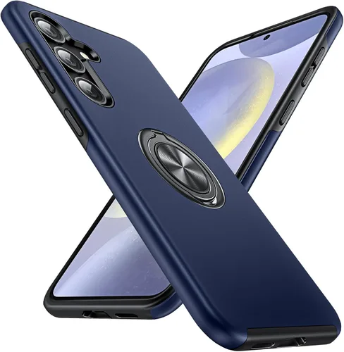 Vista 11 de Anqrp Funda para Samsung Galaxy A53 con soporte de anillo, color negro