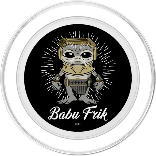 Vista 2 de Star Wars: The Rise Of Skywalker Babu Frik Cute Cartoon PopSockets MagSafe PopGrip para iPhone