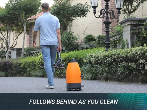 Vista 7 de VOLTORB Lavadora a presión portátil, lavadora a presión inalámbrica con tanque de agua de 22 L y potente batería recargable de 12000 mAh, lavadora