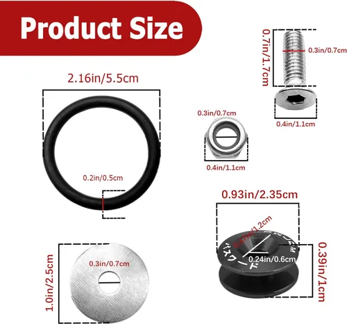 Vista 2 de Kit universal de cierre de liberación rápida para maletero de parachoques Billet, de liberación rápida para parachoques delantero y trasero, Negro