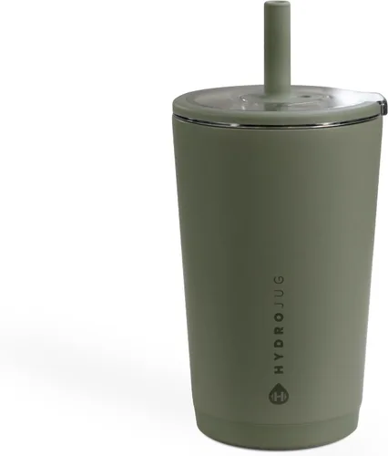 Vista 19 de HydroJug Everyday Tumbler 20 oz – Ceramic-Lined Insulated Tumbler with Straw and Soft-Touch Lid, Cup Holder Friendly, Double-Wall Vacuum Insulation