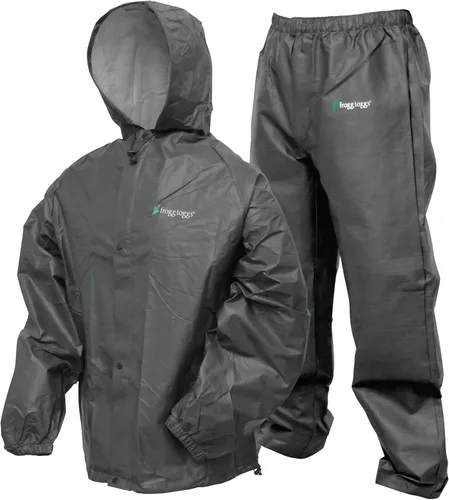 Vista 9 de FROGG TOGGS Traje de lluvia Pro Lite para hombre, impermeable, transpirable, protección confiable contra la intemperie húmeda