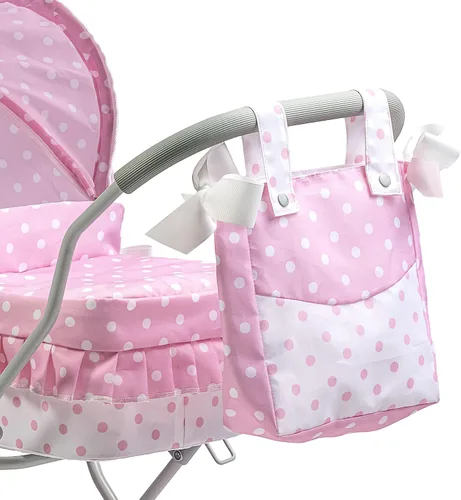 Vista 5 de JC Toys Berenguer Boutique Cochecito de muñeca real Rosa A partir de 3 años