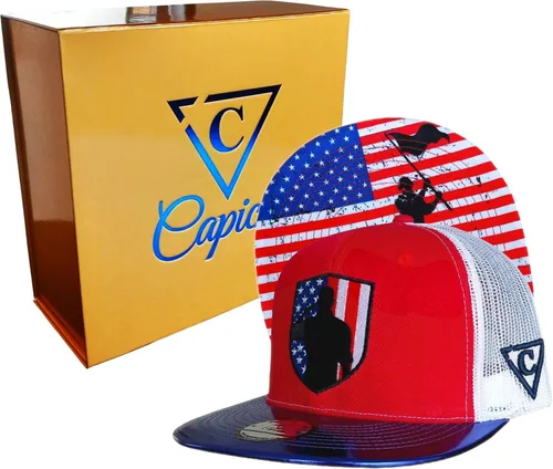 Vista 3 de Capiche - Gorra de visera plana de serie especial, talla única, unisex, hombre, más de 99 diseños