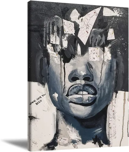 Vista 12 de Arte de pared de mujer negra, pinturas de reina negra para paredes, póster motivacional de niña negra, decoración de pared para pared, lienzo