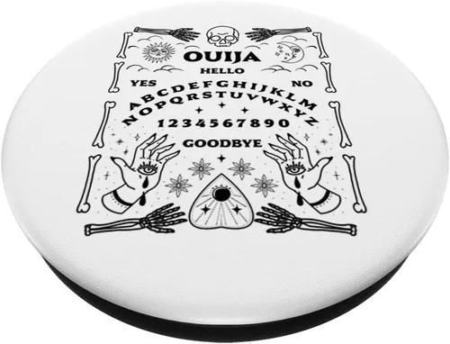 Vista 2 de Ouija Board Talking Spirit Witchcraft Goth Bruja Halloween PopSockets PopSockets PopGrip: Agarre intercambiable para teléfonos y tabletas