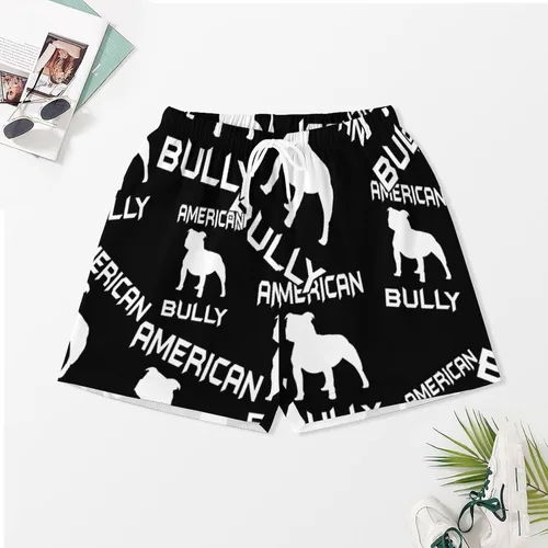 Vista 3 de American Bully - Conjunto de pijama de manga corta para mujer, con botones, ropa de dormir
