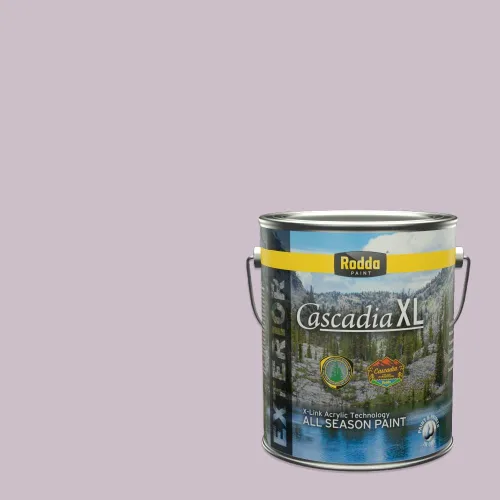 Vista 159 de Rodda Paint CASCADIA XL Pintura e imprimación de satén exterior en uno, cuarto de galón, bikini lavanda