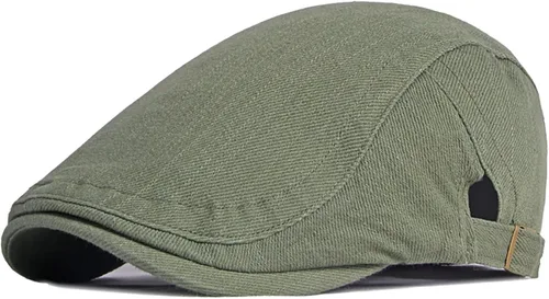 Vista 8 de Xinveen Sombreros Newsboy para Hombres Gorra Plana de Algodón Ajustable Transpirable Irlandesa Cabbie Ivy Sombrero de Conducir y Caza