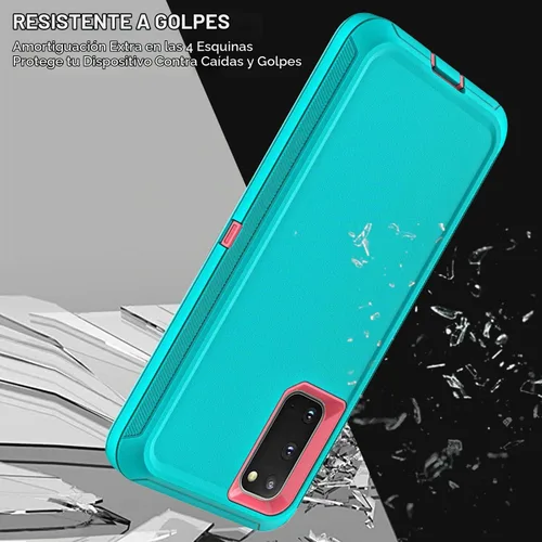 Vista 5 de YKHJKLEC Solo funda para Samsung Galaxy S20, no compatible con Galaxy S20 FE/S20 Plus/S20 Ultra, con 2 piezas