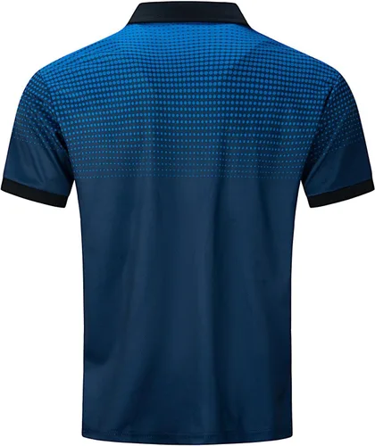 Vista 4 de Mens Shirts Casual Stylish Button Down Short Sleeve Polo Shirt Summer Vacation Shirts Loose Athletic Pullover Tee