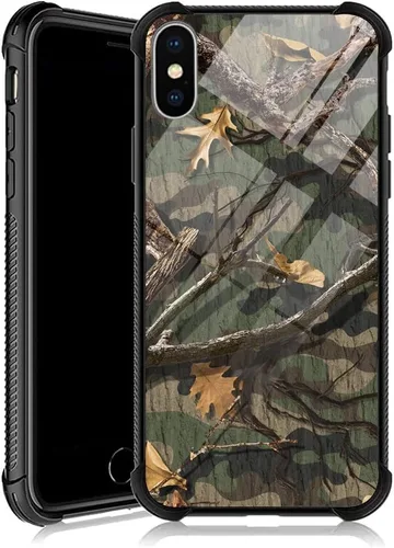 Vista 16 de DJSOK Funda compatible con iPhone XR, diseño con patrón de parachoques trasero, esquinas reforzadas antiarañazos, caver de TPU suave, fundas