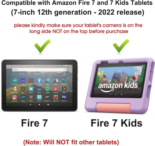 Vista 2 de Protector de pantalla de vidrio templado para tablet de 7 pulgadas, paquete de 2 (7 niños)