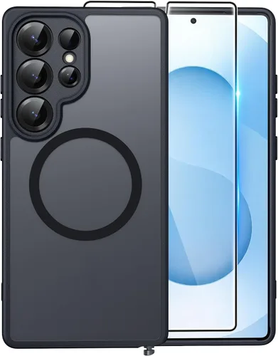 Vista 127 de FNTCASE - Funda para iPhone 16 Pro: magnética, mate, translúcida, de grado militar, protectora contra caídas, resistente, fina, duradera y a prueba